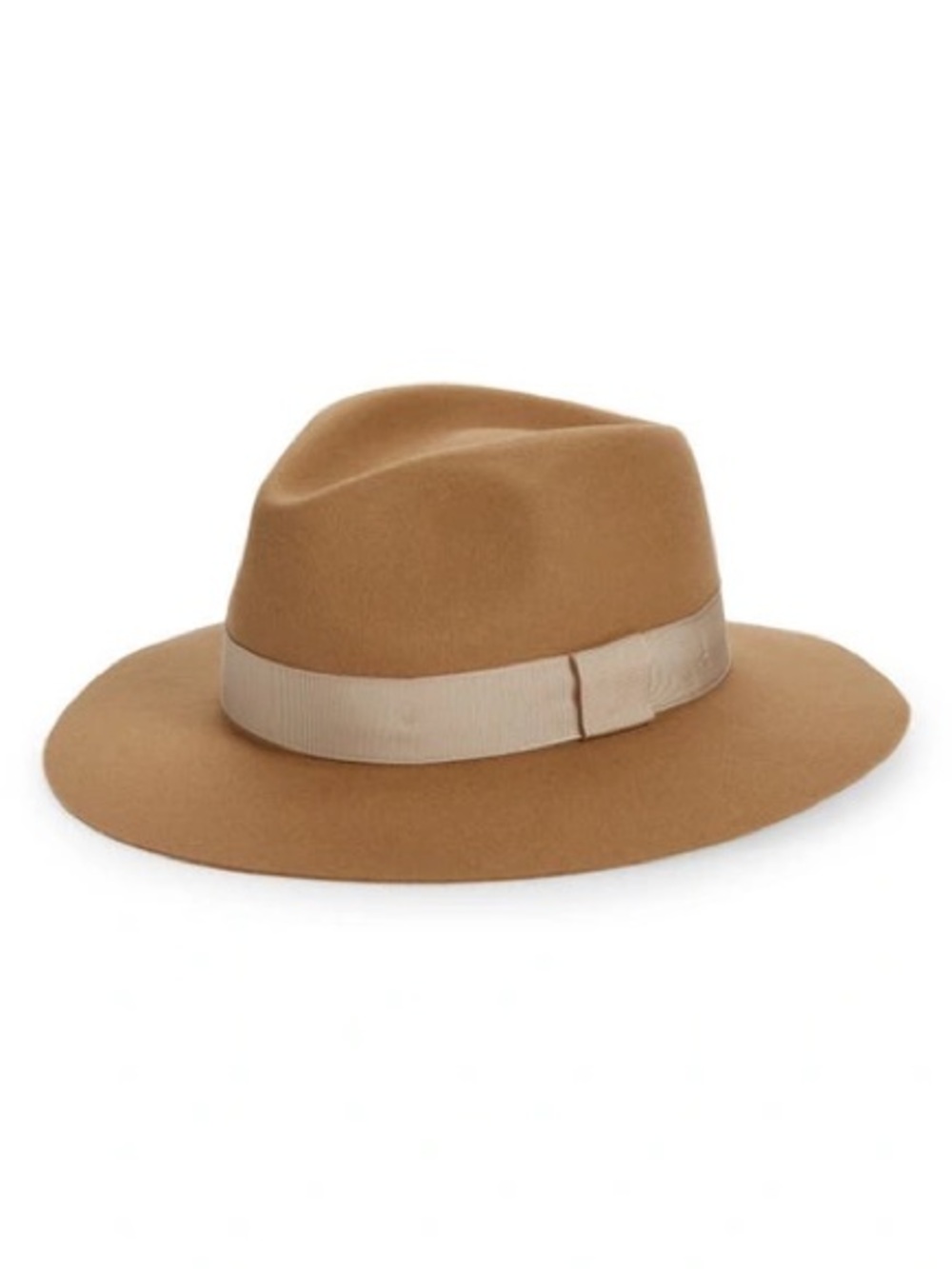 Rag & Bone Lenny Wool Fedora Hat in Camel